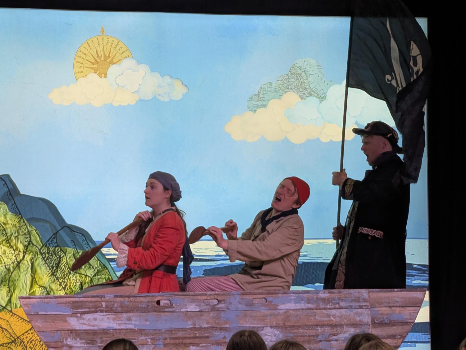 Captain Sharkmuck und seine Crew sind auf dem Meer unterwegs