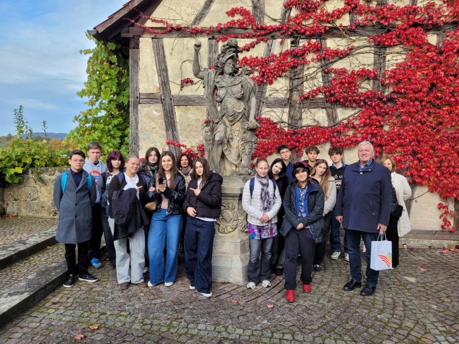 Polnische Schülergruppe auf Lützels Spuren